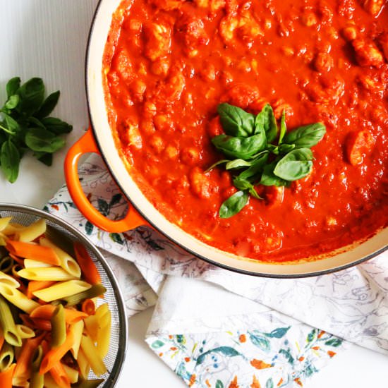 BEAN AND SHRIMP POMODORO