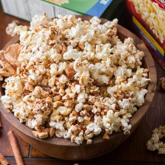 Easy apple pie popcorn