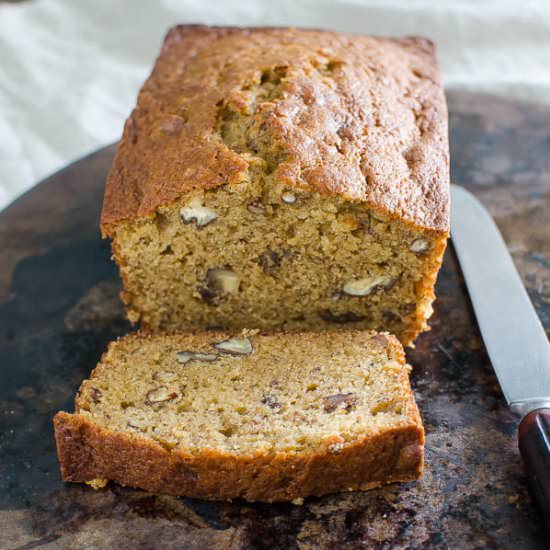 Bourbon Brown Sugar Banana Bread