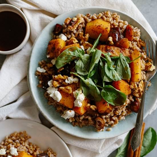 Butternut Squash Farro Salad
