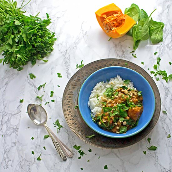 Butternut Squash Peanut Stew