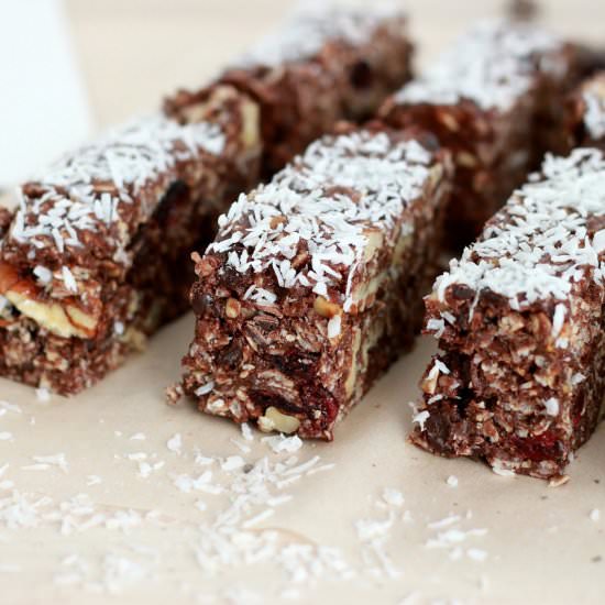 No Bake Trail Mix Bars