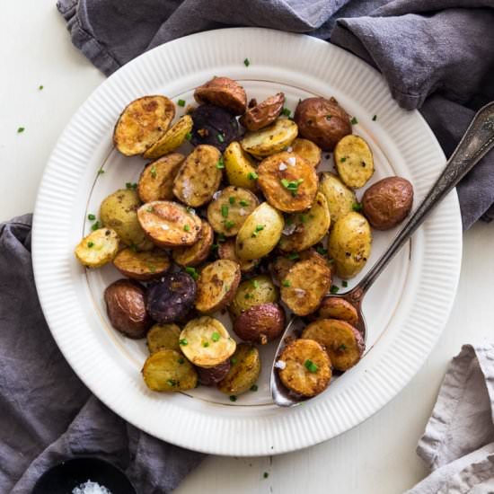 Five Spice and Garlic Roasted Potat