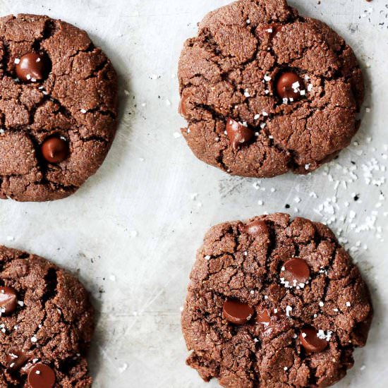 Paleo Chocolate Almond Cookies