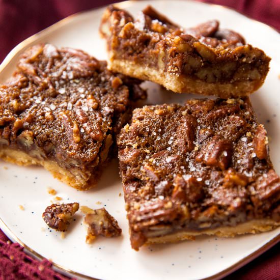 Brown Butter Pecan Pie Bars