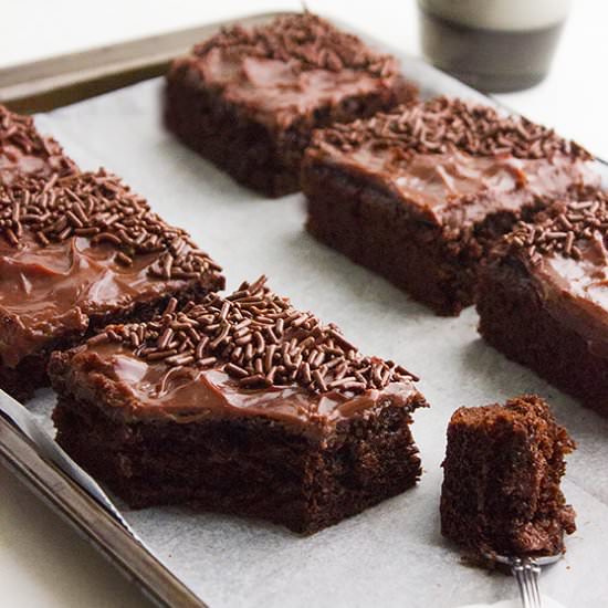 Chocolate Cake Bars