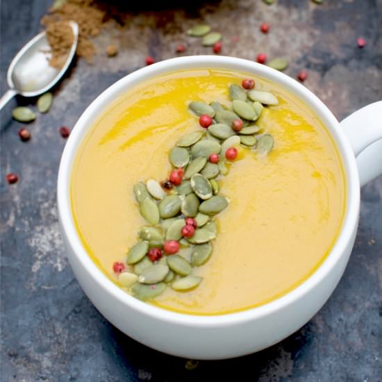 Silky Chinese Five Spice Pumpkin Soup