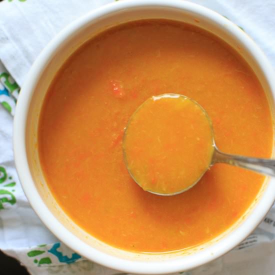 Carrot Leek Soup