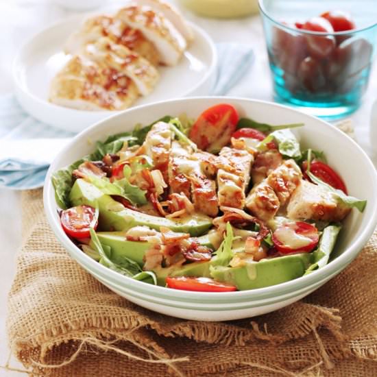 Chicken, Bacon & Avocado Salad
