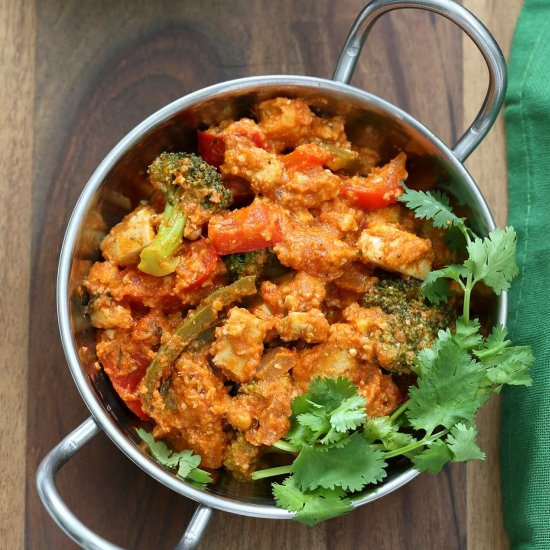 Kadai Tofu & Peppers