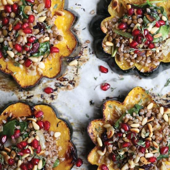 Lentil & Buckwheat Acorn Squash