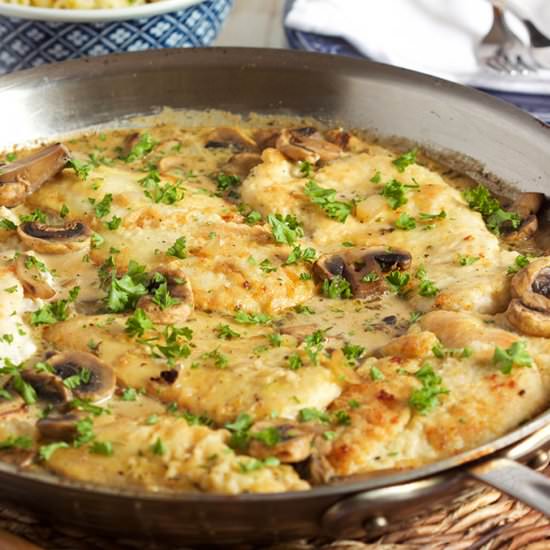 Easy Chicken Marsala Skillet