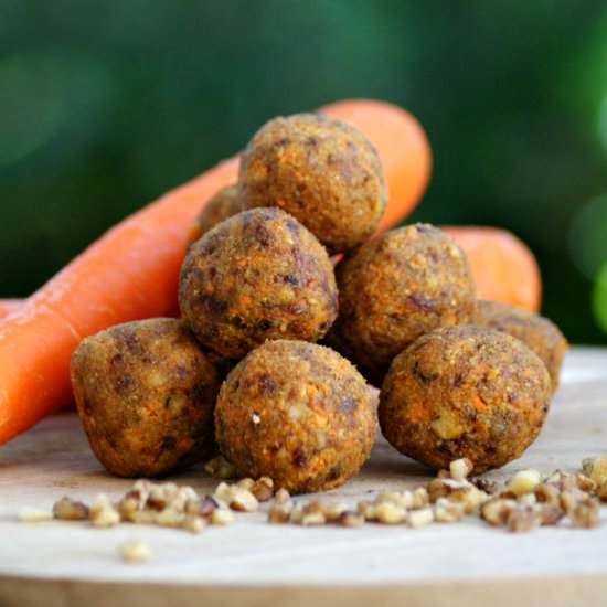 No Bake Paleo Carrot Cake Bites