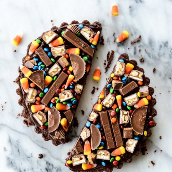 Peanut Butter Nutella Candy Brownie