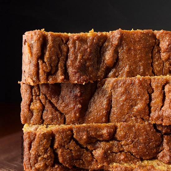 Paleo Pumpkin Banana Bread