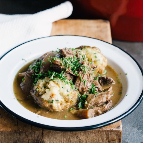 Beef Stew with Dumplings