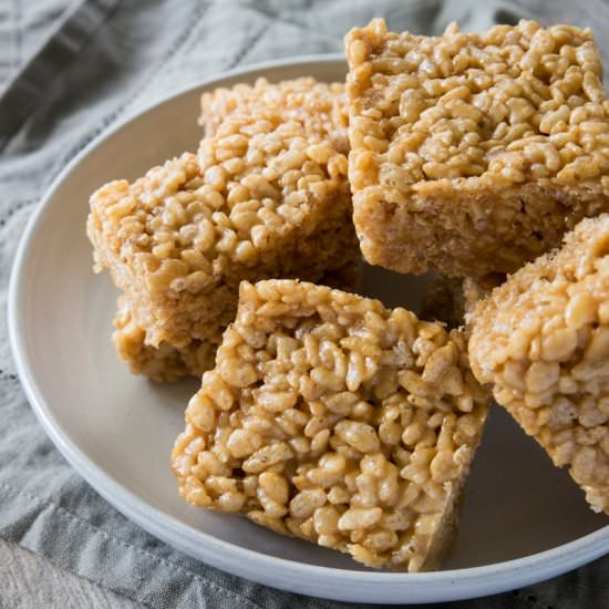 PB Pumpkin Spice Rice Crispies