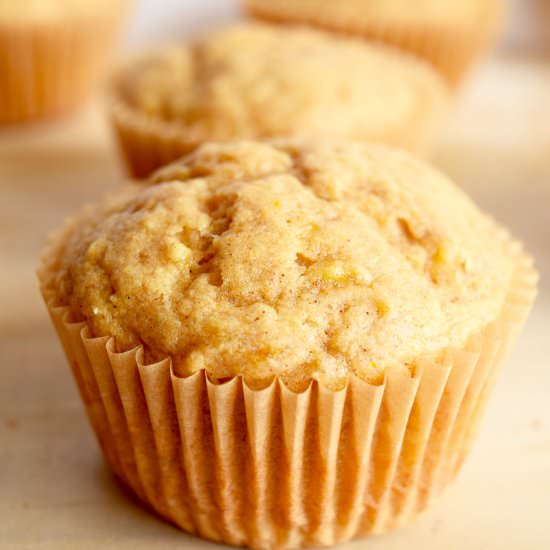 Orange Banana Muffins