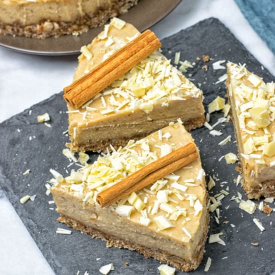 Cinnamon White Chocolate Cheesecake
