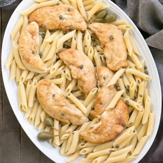 Chicken Piccata Pasta