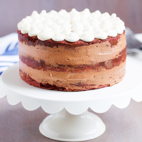 Red Velvet Espresso Cake