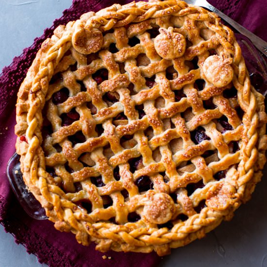 Apple Cranberry Pie