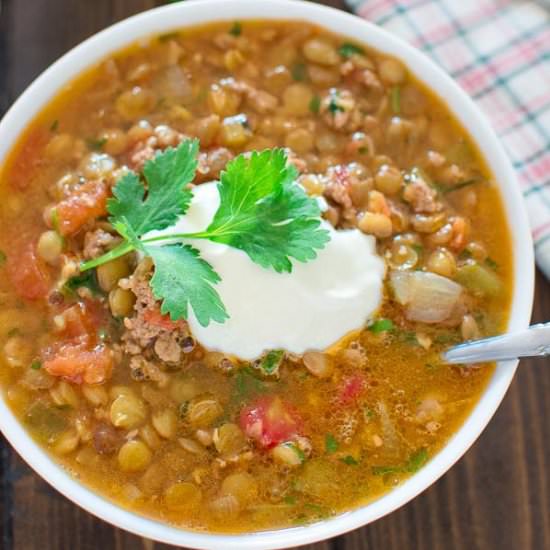 Easy Lentil Chili