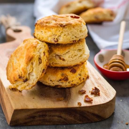 Honey Bacon Biscuits