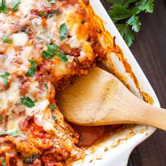 Sweet Potato “Pasta” Bake