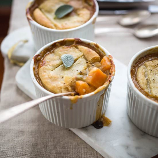 Individual Pumpkin Pot Pies