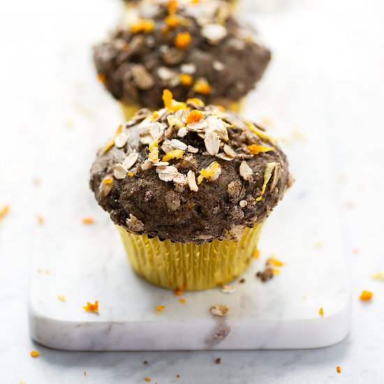 Texas-Size Buckwheat Banana Muffins