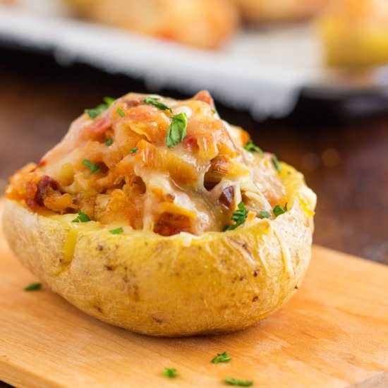 Twice Baked Potatoes with Chorizo