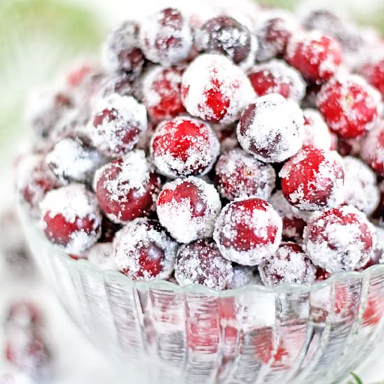 How to Make Frosty Cranberries