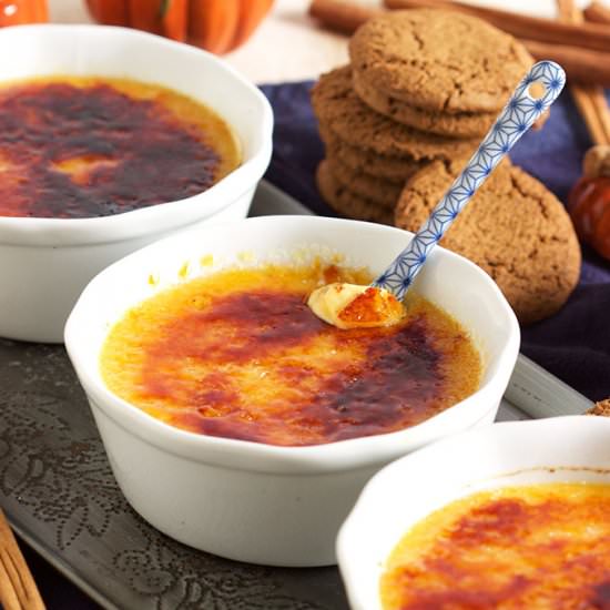 Pumpkin Spice Creme Brûlée