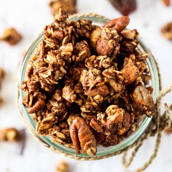 Chai Spice Granola (oil-free)