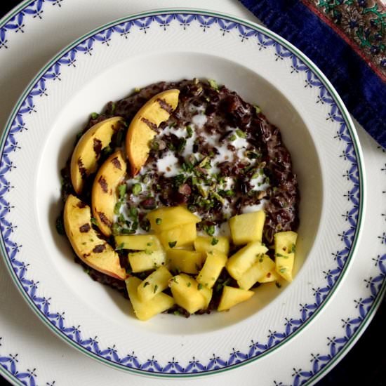 Coconut Black Rice Pudding