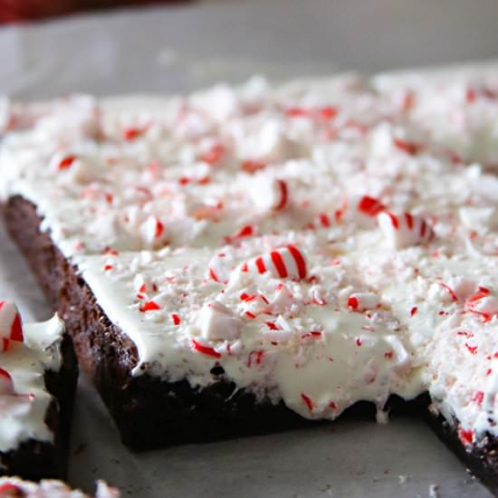 Peppermint Mocha Brownies