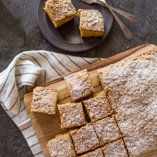 Pumpkin Spice Coffee Cake