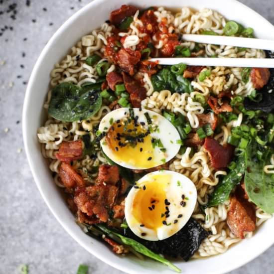 Bacon and Egg Ramen