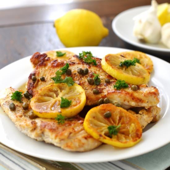 Easy Grain Free Chicken Piccata