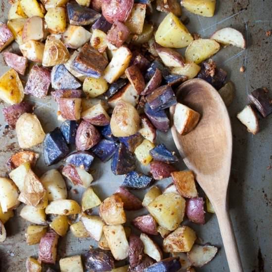 Garlic Roast Potatoes