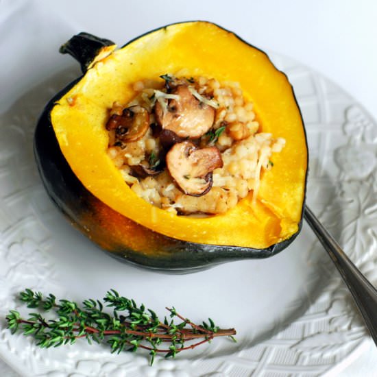 Savory Stuffed Acorn Squash