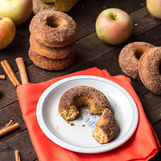 Apple Cider Baked Doughnuts