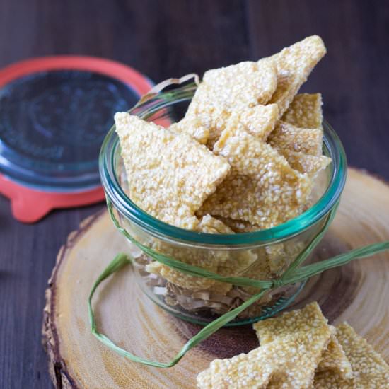 Benne Seed Brittle Candy