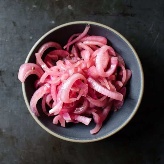 Quick Pickled Red Onions