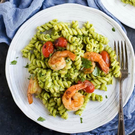 Chimichurri Avocado Pasta