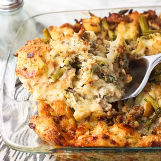 Sausage Strata