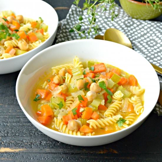 Chickpea Noodle Soup