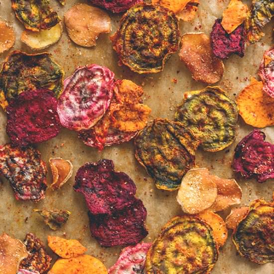 Oven Baked Veggie Chips