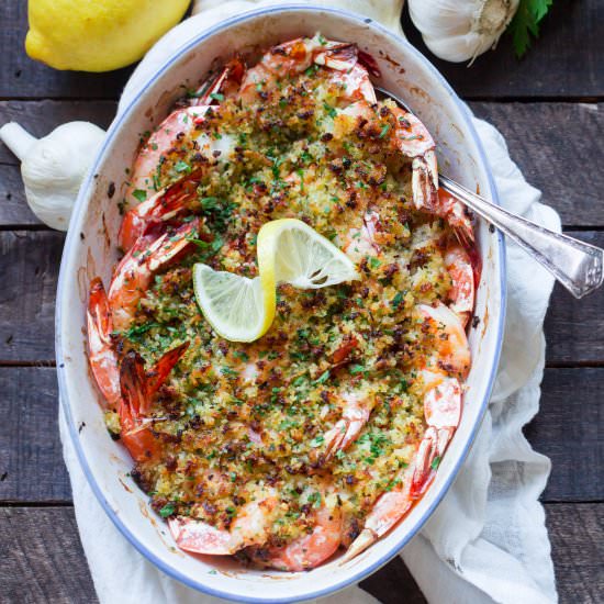 Baked Shrimp Scampi